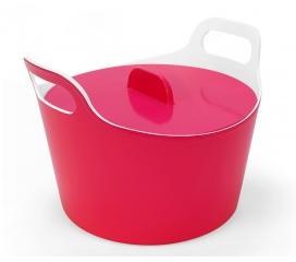 COCOTTE Ø24CM-4.5L ROSA IND.PEGAS SIL.